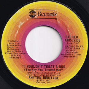 Rhythm Heritage - Theme From S.W.A.T. / I Wouldn't Treat A Dog (The Way You Treated Me) (7 inch Record / Used)