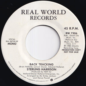 Sterling Harrison - Back Tracking (Stereo) / (Mono) (7 inch Record / Used)
