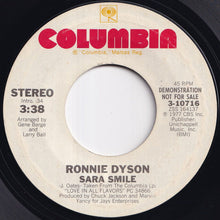 画像をギャラリービューアに読み込む, Ronnie Dyson - Sara Smile / No Way (7 inch Record / Used)
