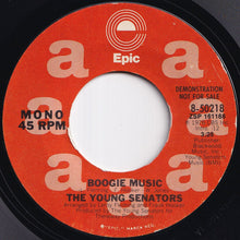 画像をギャラリービューアに読み込む, Young Senators - Boogie Music (Stereo) / (Mono) (7 inch Record / Used)
