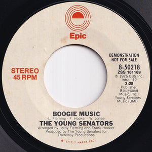 Young Senators - Boogie Music (Stereo) / (Mono) (7 inch Record / Used)