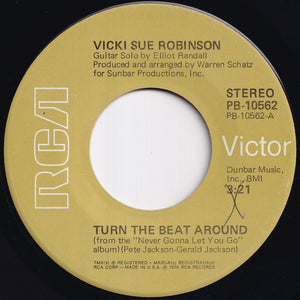 Vicki Sue Robinson - Turn The Beat Around / Lack Of Respect (7 inch Record / Used)