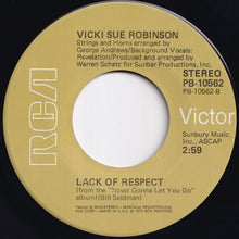 画像をギャラリービューアに読み込む, Vicki Sue Robinson - Turn The Beat Around / Lack Of Respect (7 inch Record / Used)
