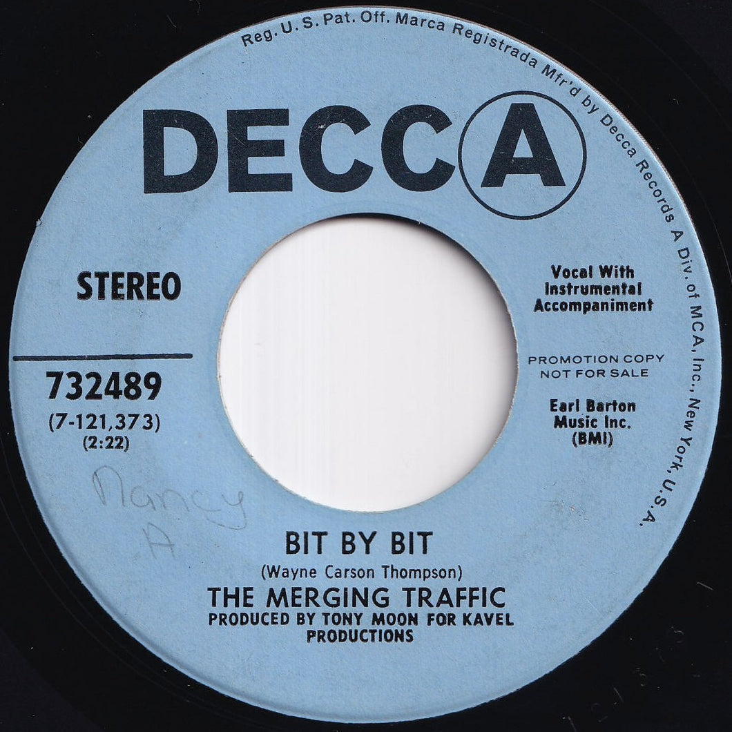 Merging Traffic - Bit By Bit / Deep In Kentucky (7 inch Record / Used)