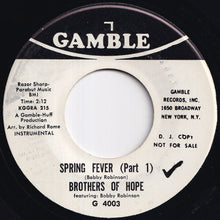 画像をギャラリービューアに読み込む, Brothers Of Hope - Spring Fever (Part 1) / (Part 2) (7 inch Record / Used)
