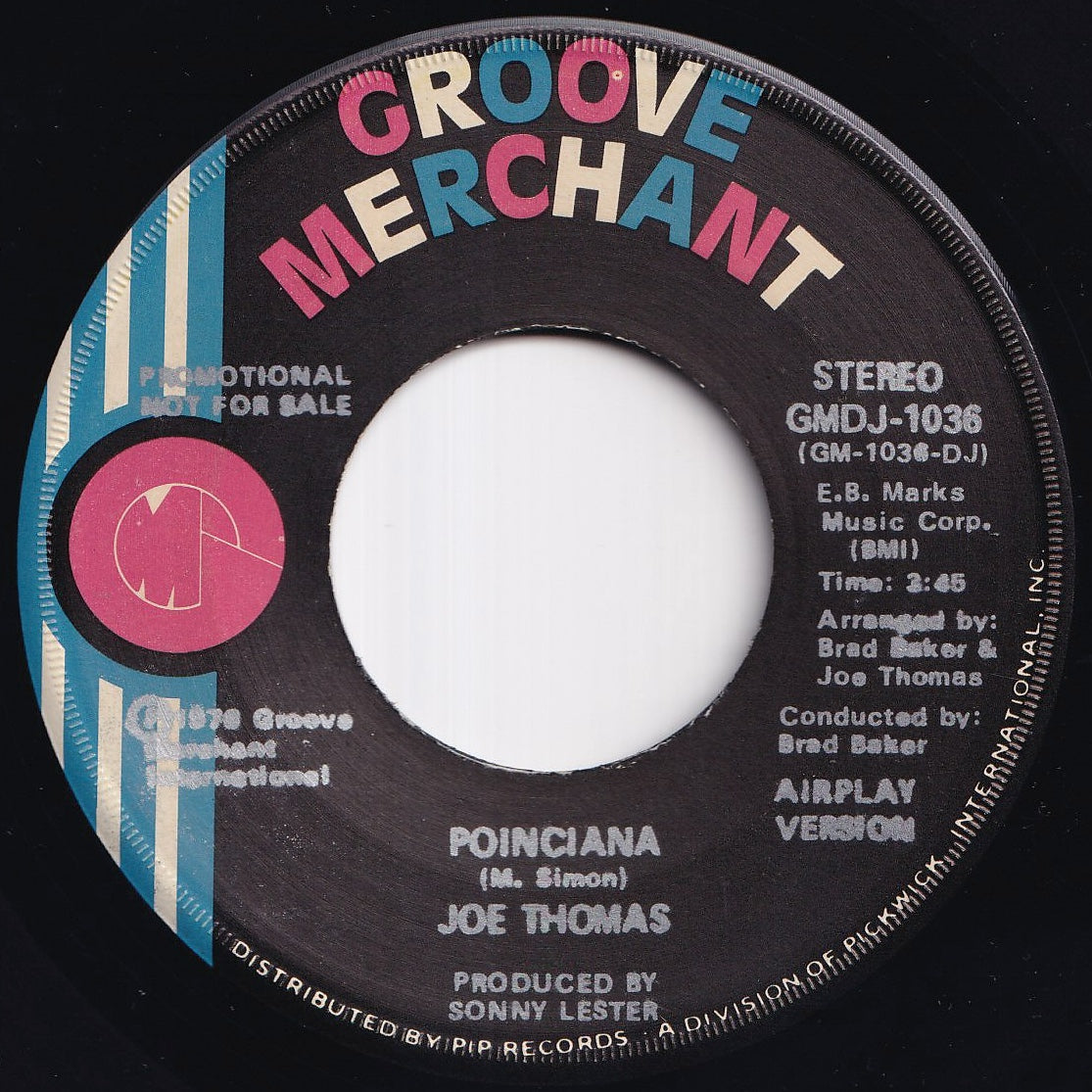 Load image into Gallery viewer, Joe Thomas - Poinciana (Disco Version) / (Airplay Version) (7 inch Record / Used)