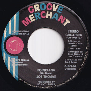 Joe Thomas - Poinciana (Disco Version) / (Airplay Version) (7 inch Record / Used)