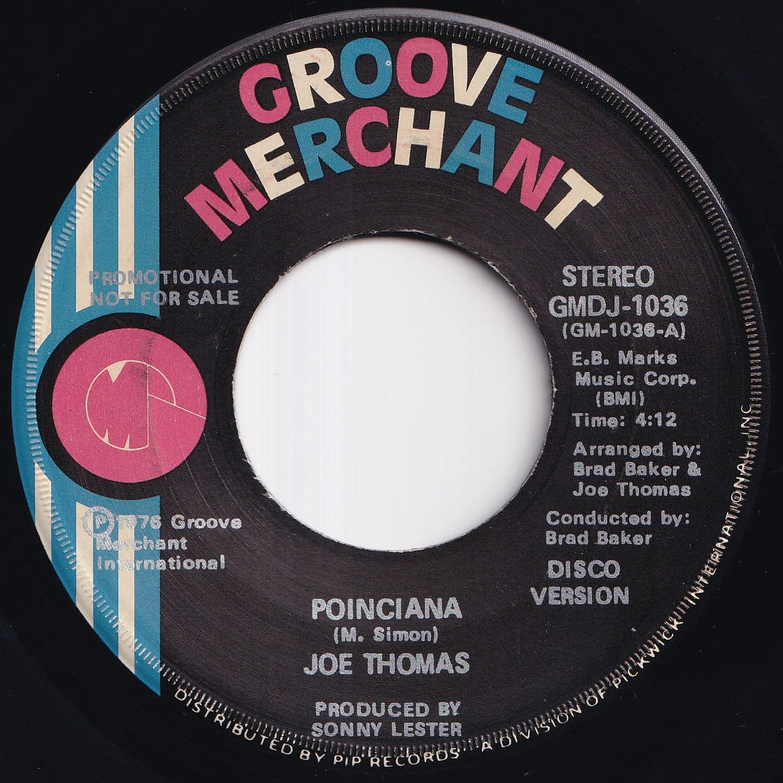 Load image into Gallery viewer, Joe Thomas - Poinciana (Disco Version) / (Airplay Version) (7 inch Record / Used)
