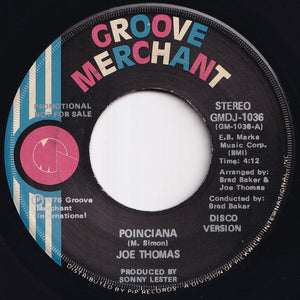 Joe Thomas - Poinciana (Disco Version) / (Airplay Version) (7 inch Record / Used)