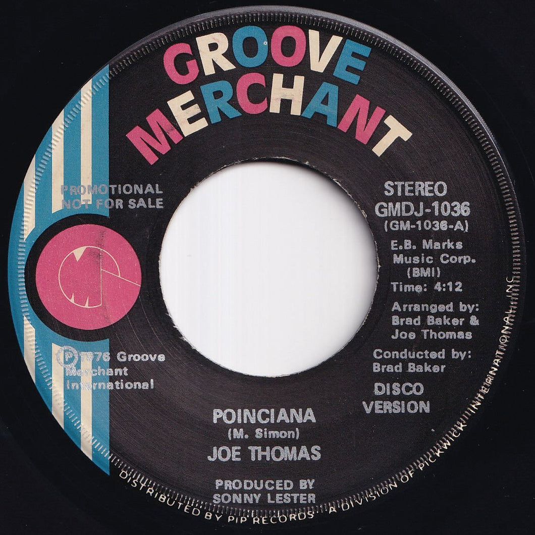 Joe Thomas - Poinciana (Disco Version) / (Airplay Version) (7 inch Record / Used)