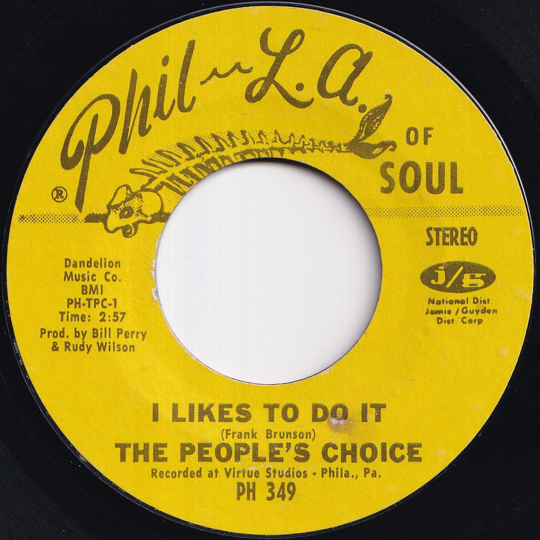 People's Choice - I Likes To Do It / Big Ladies Man (7 inch Record / Used)