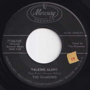Diamonds - Walking Along / Eternal Lovers (7 inch Record / Used)