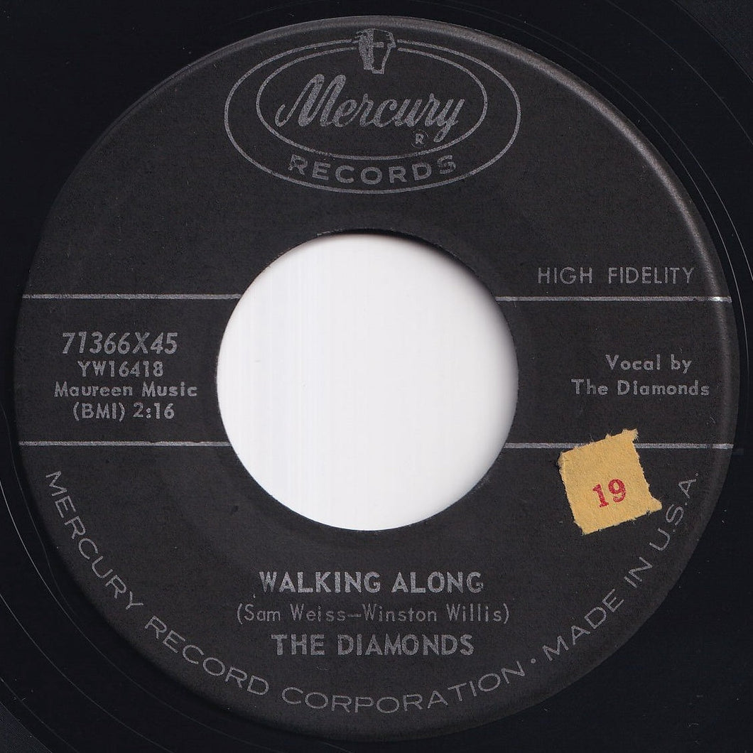 Diamonds - Walking Along / Eternal Lovers (7 inch Record / Used)