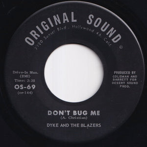 Dyke And The Blazers - So Sharp / Don't Bug Me (7 inch Record / Used)