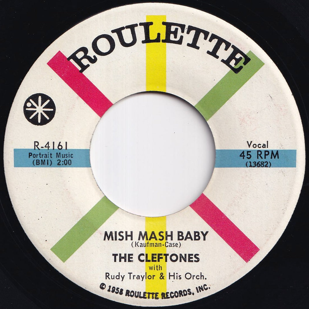Cleftones - Mish Mash Baby / Cuzin Casanova (7 inch Record / Used)