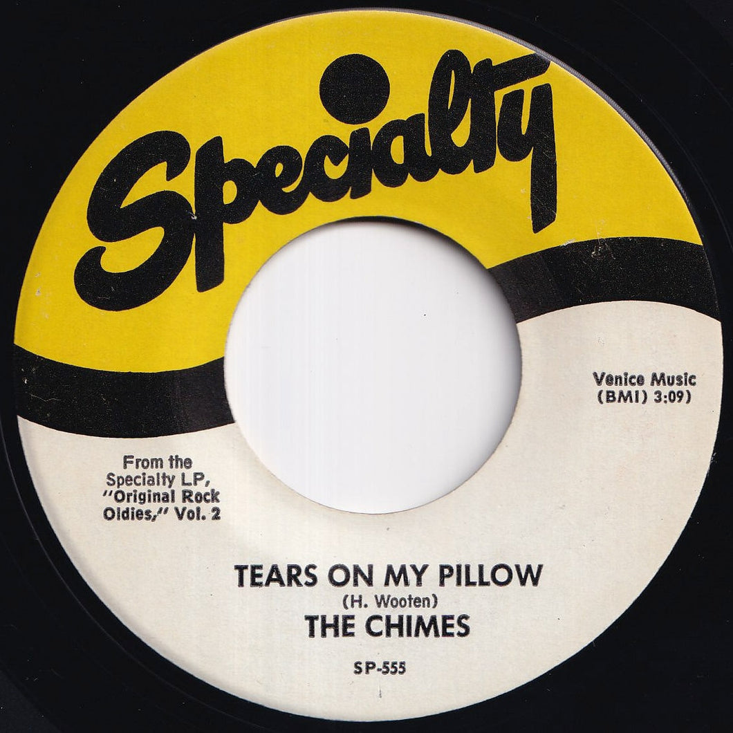 Chimes - Tears On My Pillow / Zindy Lou (7 inch Record / Used)