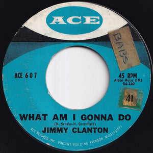 Jimmy Clanton - What Am I Gonna Do / If I (7 inch Record / Used)