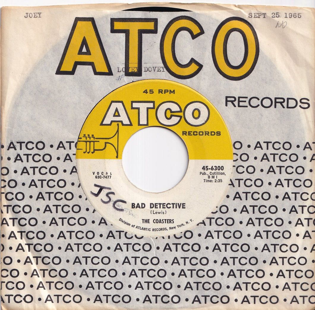 Coasters - Bad Detective / Lovey Dovey (7 inch Record / Used)