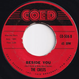 Crests - 16 Candles / Beside You (7 inch Record / Used)