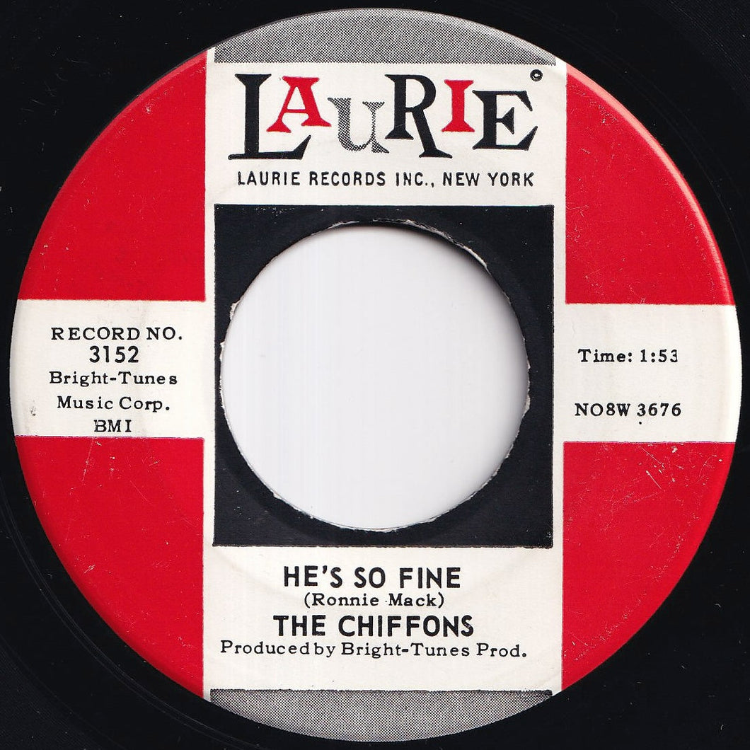 Chiffons - He's So Fine / Oh My Love (7 inch Record / Used)