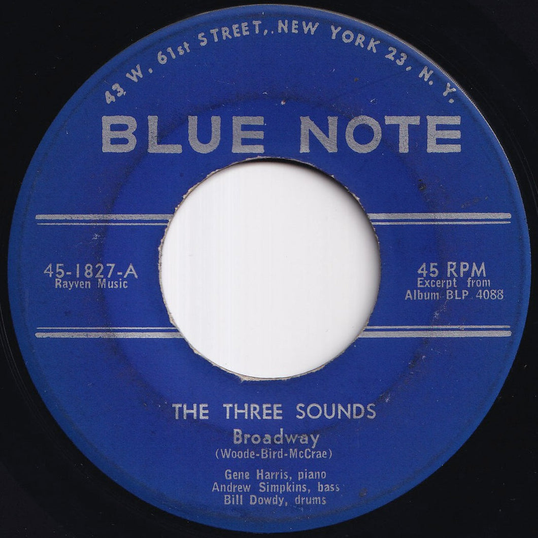 Three Sounds - Broadway / Summertime (7 inch Record / Used)
