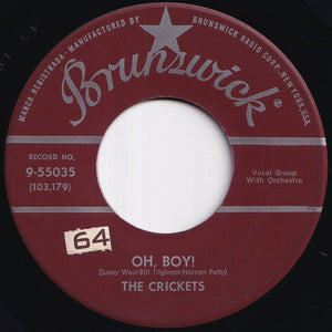 Crickets - Oh, Boy! / Not Fade Away (7 inch Record / Used)