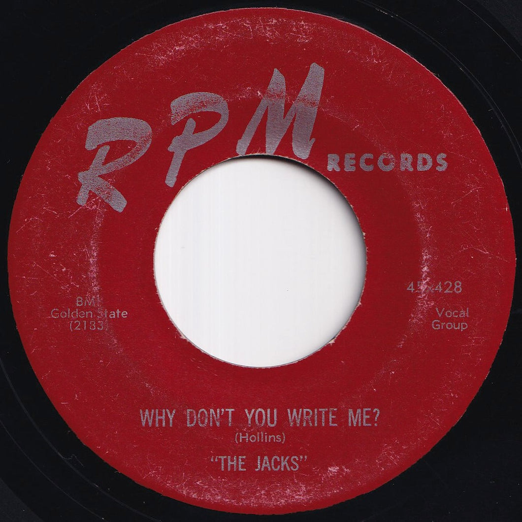 Jacks - Why Don't You Write Me / Smack Dab In The Middle (7 inch Record / Used)