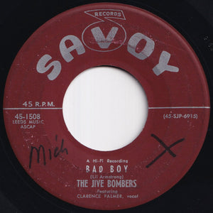 Jive Bombers - Bad Boy / When Your Hair Has Turned To Silver (7 inch Record / Used)
