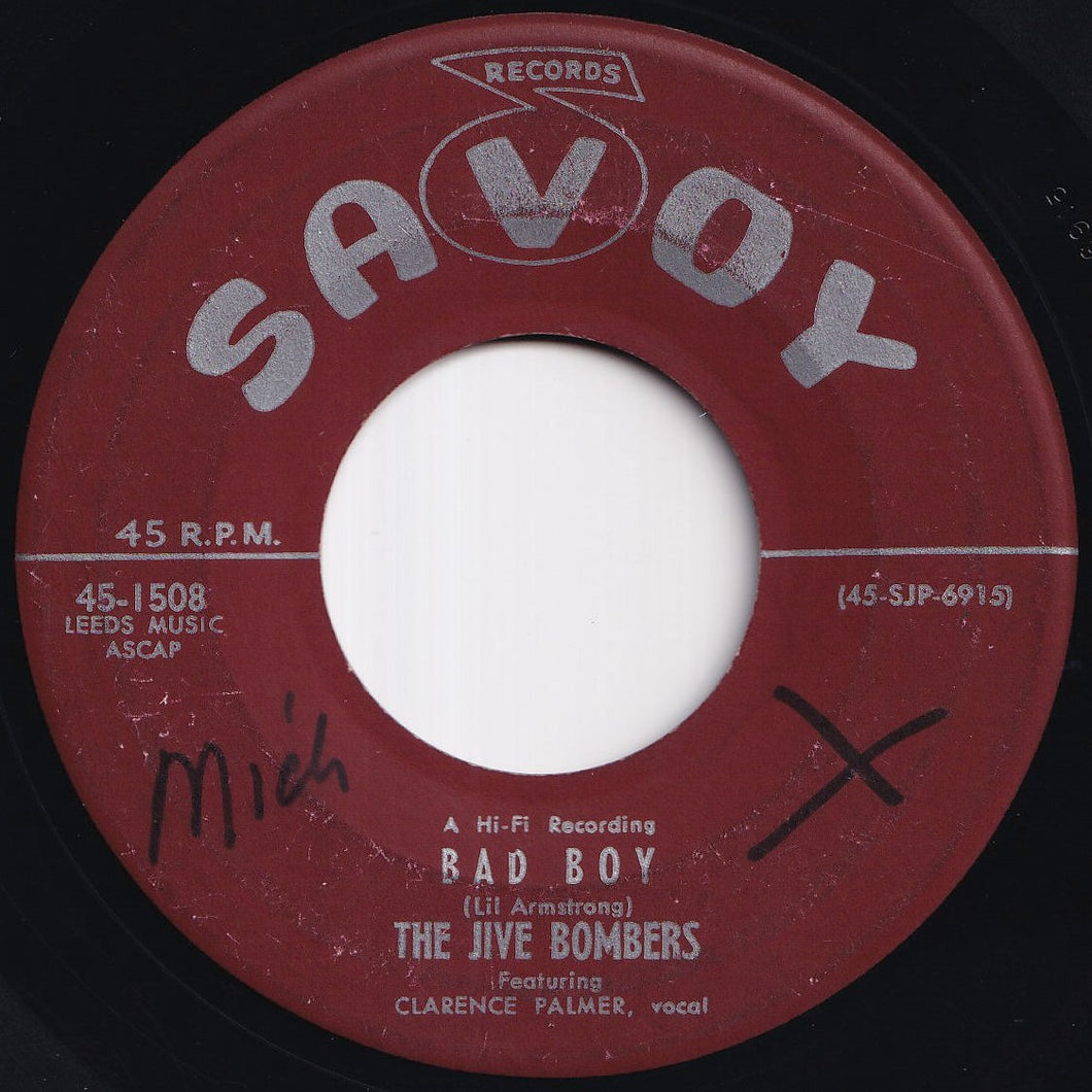 Jive Bombers - Bad Boy / When Your Hair Has Turned To Silver (7 inch Record / Used)