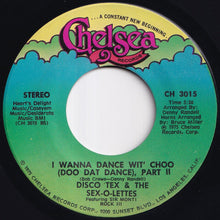Load image into Gallery viewer, Disco Tex &amp; The Sex-O-Lettes - I Wanna Dance Wit&#39; Choo (Doo Dat Dance) (Part 1) / (Part 2) (7 inch Record / Used)
