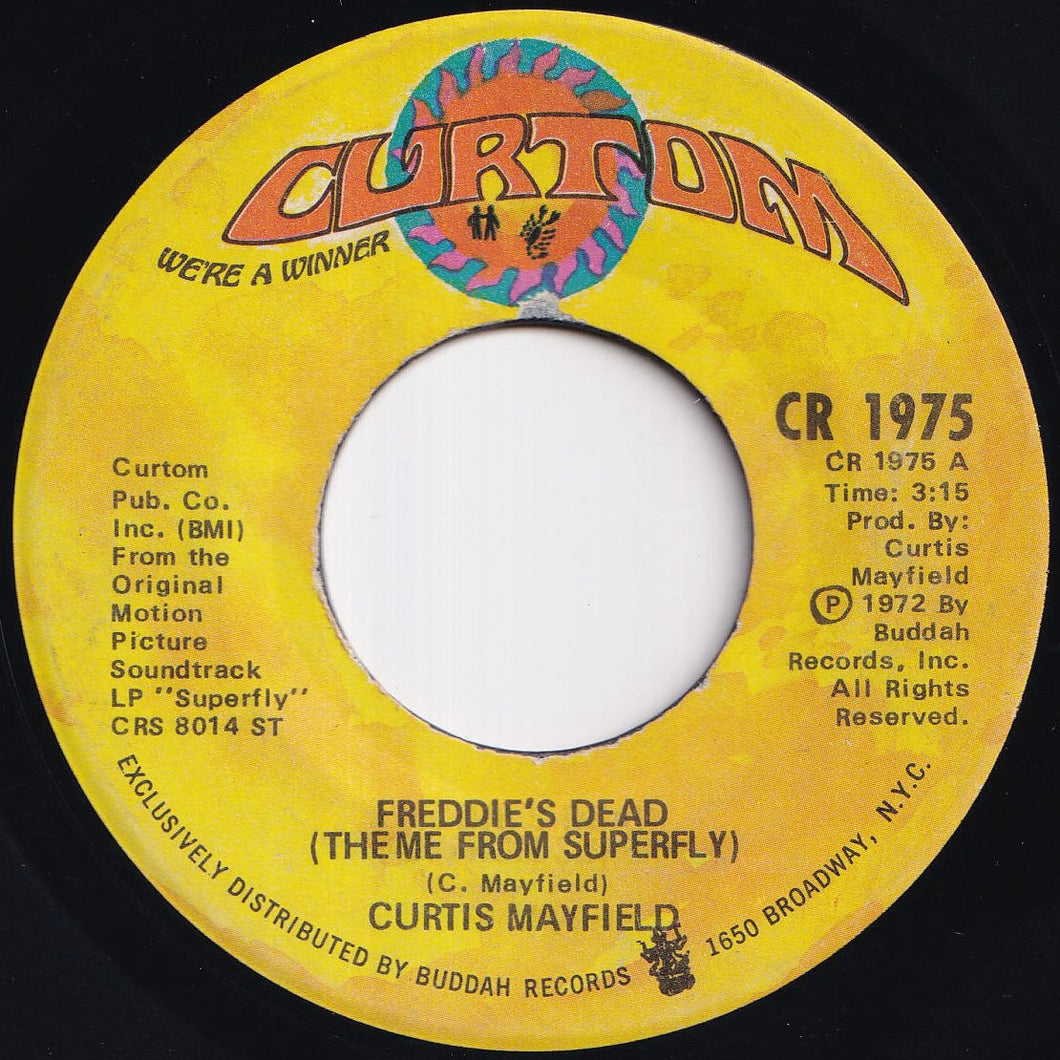 Curtis Mayfield - Freddie's Dead (Theme From Superfly) / Underground (7 inch Record / Used)