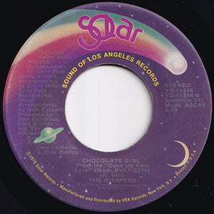 Whispers - (Let's Go) All The Way / Chocolate Girl (7 inch Record / Used)