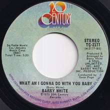 画像をギャラリービューアに読み込む, Barry White - What Am I Gonna Do With You / What Am I Gonna Do With You Baby (7 inch Record / Used)
