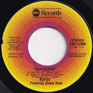 Rufus & Chaka Khan - Once You Get Started / Rufusized (7 inch Record / Used)