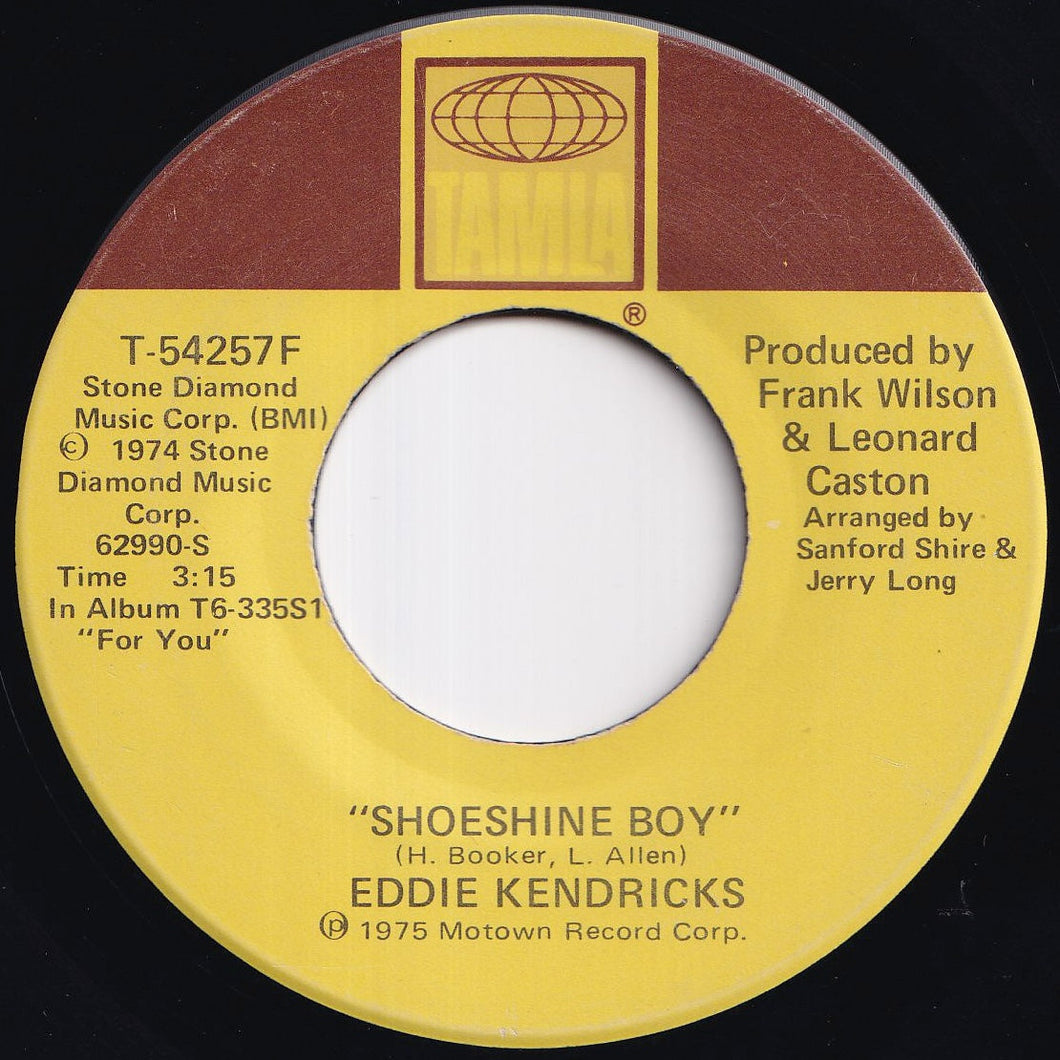 Eddie Kendricks - Shoeshine Boy / Hooked On Your Love (7 inch Record / Used)