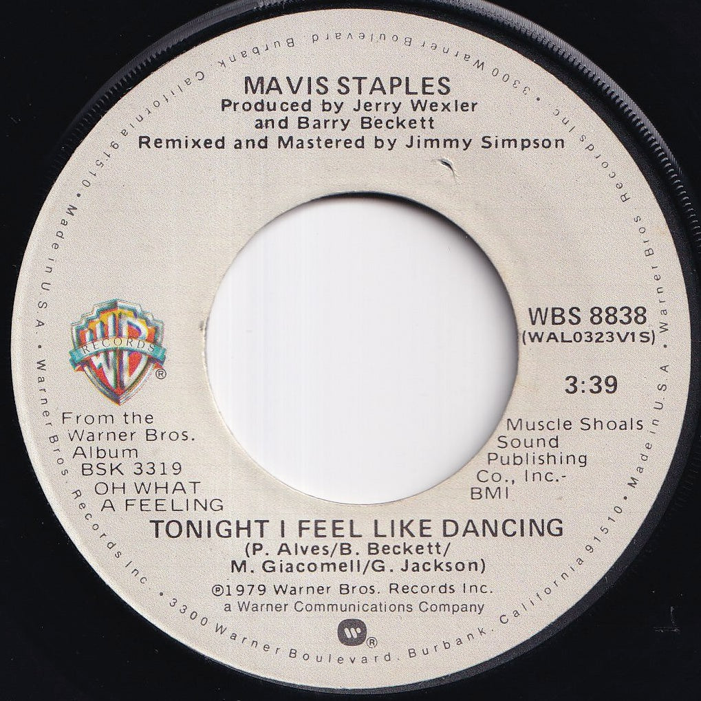 Mavis Staples - Tonight I Feel Like Dancing / If I Can't Have You (7 inch Record / Used)