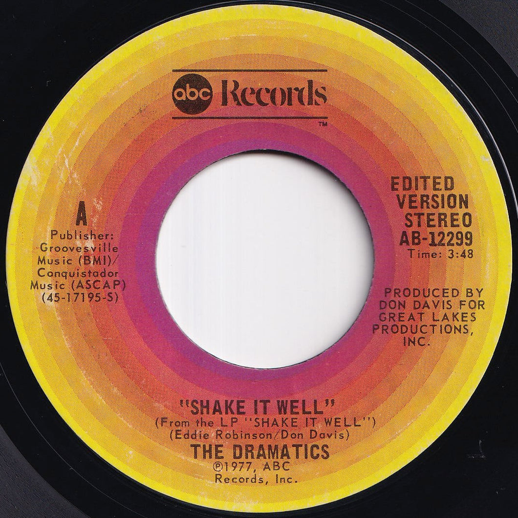 Dramatics - Shake It Well / That Heaven Kind Of Feeling (7 inch Record / Used)