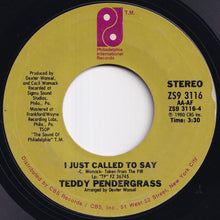 画像をギャラリービューアに読み込む, Teddy Pendergrass - Love T.K.O. / I Just Called To Say (7 inch Record / Used)
