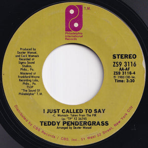 Teddy Pendergrass - Love T.K.O. / I Just Called To Say (7 inch Record / Used)