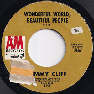 Jimmy Cliff - Wonderful World, Beautiful People / Waterfall (7 inch Record / Used)