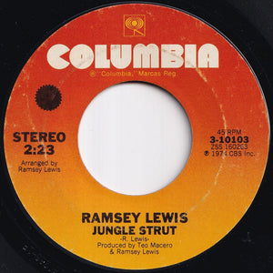 Ramsey Lewis, Earth, Wind & Fire - Sun Goddess / Jungle Strut (7 inch Record / Used)