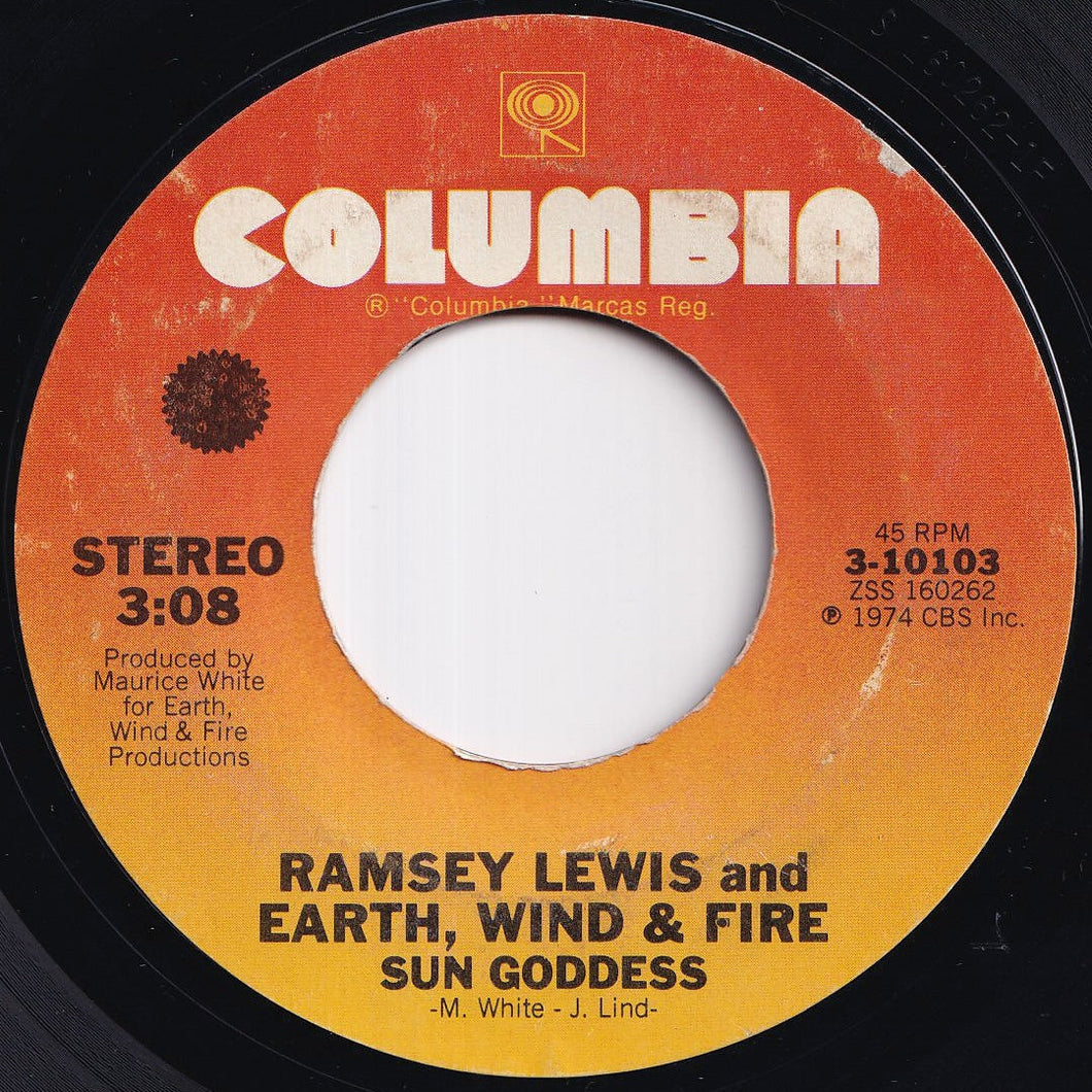 Ramsey Lewis, Earth, Wind & Fire - Sun Goddess / Jungle Strut (7 inch Record / Used)