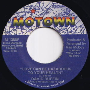 David Ruffin - Heavy Love /  Love Can Be Hazardous To Your Health (7 inch Record / Used)