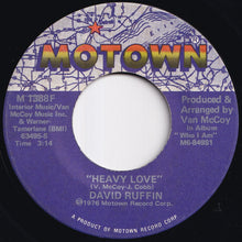 画像をギャラリービューアに読み込む, David Ruffin - Heavy Love /  Love Can Be Hazardous To Your Health (7 inch Record / Used)
