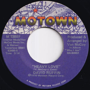 David Ruffin - Heavy Love /  Love Can Be Hazardous To Your Health (7 inch Record / Used)