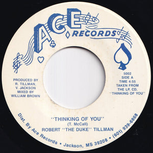 Robert The Duke Tillman - Thinking Of You / Save You, Save Me (7 inch Record / Used)