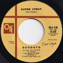 画像をギャラリービューアに読み込む, Deodato - Rhapsody In Blue / Super Strut (7 inch Record / Used)
