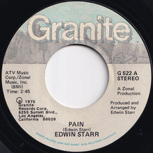 Load image into Gallery viewer, Edwin Starr - Pain / I&#39;ll Never Forget You (7 inch Record / Used)
