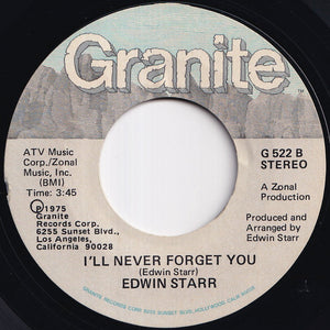 Edwin Starr - Pain / I'll Never Forget You (7 inch Record / Used)
