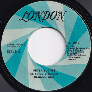 Bloodstone - Natural High / Peter's Jones (7 inch Record / Used)